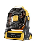 Kopbeau Portable Camping Fan With Lights, 20000MAH Rechargeable Bat... Fast Ship. Fixed Price $42.96.