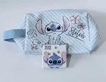 Disney Stitch Makeup Bag & Mirror Set Visit Lovely Hawaii Ducky Floral Blue. Fixed Price $8.00.