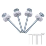 Flauzmann 4-PACK M8 (8MM) Baby Gate Replacement Parts, X 125MM, White. Fixed Price $17.84.