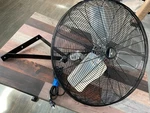 Tornado 24 Inch Pro Series High Velocity Oscillating Wall Mount Fan, Commercial. Fixed Price $150.00.
