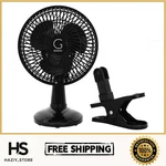 Genesis 6-INCH Clip Convertible Table-top Fan Two Quiet Speeds Ideal Black. Fixed Price $16.99.