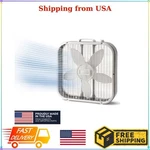 Lasko 20" 3-SPEED Classic Box Fan With Weather-resistant Motor, White, B20200. Fixed Price $20.69.