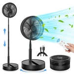 Lipety Portable Foldable Rechargeable Oscillating Fan - 9" 7200MAH Battery Op.... Fixed Price $39.49.