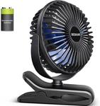 Beskar Portable Clip On Rechargeable, 4 Speeds Small Battery Operated Fans. Fixed Price $18.99.