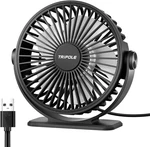 Tripole Desk Usb Powered Small Portable Fan, 3 Speeds Adjustable Strong Bree. Fixed Price $10.09.