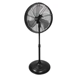 Commercial Electric Pedestal Fan 20" Oscillating Black 3-SPEED Adjustable Height. Fixed Price $142.60.