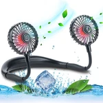 Vagau Portable Cooling Neck Fan, Rechargeable Usb Personal Medium, Black. Fixed Price $26.62.