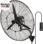 30 Inch Wall-mount Misting Fan, 3-SPEED IP44 Waterproof Oscillating, Max. 9500. Fixed Price $201.43.