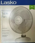 Lasko - D12225 12" Table Fan With Dial On Stand White. Fixed Price $44.95.