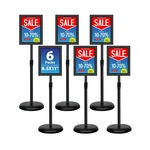 Vaiigo 6PACKS 8.5X11 Inch Adjustable Pedestal Poster Sign Stand, Heavy Duty F.... Fixed Price $187.50.
