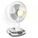 Technical Pro OF6W Rechargeable Desk/wall Fan With Work Lamp /power Bank. Fixed Price $29.99.