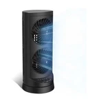 Kopbeau Tower Fan - 3 Speeds, Oscillation, 12H Timer Black. Fixed Price $72.04.