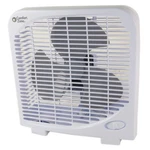 Comfort Zone CZ9BWT White 9" Box Fan With 2 Speed Front Control. Fixed Price $32.99.
