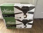 Hunter Oakhurst Indoor Ceiling Fan 52 Inch New Bronze Low Profile With Light. Fixed Price $110.00.