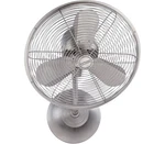 Craftmade Bellows 14" Outdoor Wall Fan With Control Brushed Polished Nickel. Fixed Price $301.26.