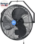 18" Wall Mounted Fan 6360 Cfm, 3-SPEED, Industrial Grade, Commercial/residenti. Fixed Price $191.97.