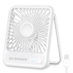 Koonie Usb Desk Fan, Strong Wind Ultra Quiet Small 5 Inch, Mini White. Fixed Price $17.89.