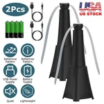 2PCS Portable Reflective Fly Repellent Fan Battery Powered Food. Fixed Price $21.79.