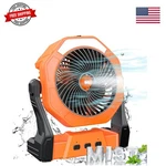 Portable Misting For Outdoor Cooling, 8-35HRS Battery Powered Fans.... Fixed Price $51.84.