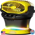 Wilody Misting Fan Portable Battery Powered Remote Control Camping Rgb. Fixed Price $111.16.