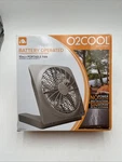 O2COOL 10IN Portable Battery Fan 2-SPEED Adjustable Tilt Carry Handle Gray. Fixed Price $17.95.