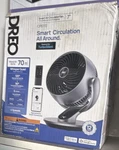 Dreo CF611S Smart Air Circulator Fan, Quiet Oscillating, Wi-fi, Remote, Gray. Fixed Price $29.99.