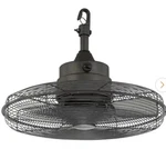 Home Decorators Collection Calthorpe 20 In. Portable Ceiling Fan Natural Iron. Fixed Price $135.00.