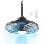 Vie Air 20 Inch 3 Speed Gazebo Outdoor Fan Matte Black. Fixed Price $131.73.