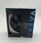 Treva O2COOL FD05004 Battery Operated Portable Two Speed Fan - Wt & Blk. Fixed Price $12.99.
