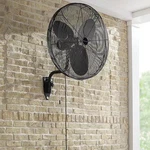 30 In. 3-SPEED High Velocity Black Wall Mount Fan With Blades. Fixed Price $385.28.