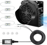 Micocah Air Blower For Inflatables, 12V 1.2A Up Fan Replacement With 4 Led. Fixed Price $33.82.