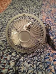 Mainstays Mini 4" Metal Table Desk Fan Pivoting Usb Powered And Plug Adaptor. Fixed Price $10.00.
