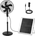 Blosssound 16 Inch Portable Solar Floor Fan Rechargeable Oscillating Standing Pe. Fixed Price $133.17.