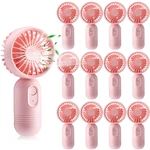 Rossesay 12 Pack Mini Portable Handheld Fan Bulk For Travel 3 Speeds. Fixed Price $87.91.