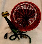 Frog Fan Metal Unique Deco Breeze Powerful 2014 Gently Used. Fixed Price $42.12.