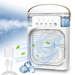 Ntmy Portable Air Conditioner Fan, Mini Evaporative Cooler Compact, White. Fixed Price $38.24.