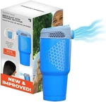 Sharper Image BZB07112 Breeze Blast Personal Air Cooler - Blue. Fixed Price $20.00.