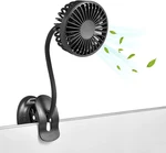 Clip On Usb Mini Desk Fan With Emergency Power Bank, Battery Operated Rechargeab. Fixed Price $30.19.