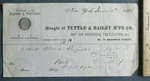 1868 Tuttle Bailey Beekman St Ventilator New York City Nyc Billhead. Fixed Price $39.99.