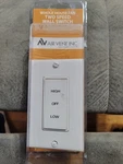 Air Vent 58030 2-SPEED Rocker Whole House Fan Switch, White. Fixed Price $29.89.