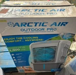 Arctic Air 1300 Cfm 3-SPEED Settings Portable Evaporative Cooler. Fixed Price $125.00.