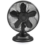 Optimus 12 Inch Retro Oscillating Table Fan With Oil Rubbed Bronze Finish. Fixed Price $142.03.