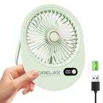 Jancane Usb Desk FAN,3 In 1 Rechargeable Small Green-light. Fixed Price $10.06.