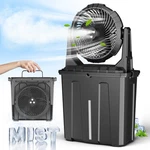 Ausic 9L Bucket Portable Misting Fan For Outdoors Patios - 20000MAH, Black. Fixed Price $97.82.