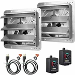 7"/12" Shutter Exhaust Fan 940 Cfm Industrial Speed Wall Mount Garage Shop Attic. Fixed Price $69.99.