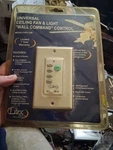 Universal In-wall Ceiling Fan Remote Control Hampton Bay Harbor Breeze Litex. Fixed Price $22.50.