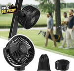 Magnetic Golf Cart Rechargeable 12000MAH Battery Operated Portable Fan....... Fixed Price $42.00.