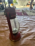 Vintage Red Battery-operated Lantern Light "made Hong Kong" Rustic Camping. Fixed Price $22.93.
