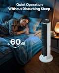 Tower Fan, 23.3FT/S Velocity Quiet Floor Home. Fixed Price $107.75.