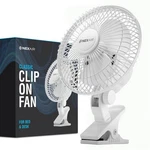 Nexair Air-cooling 6-INCH Clip Fan, 360 Rotation, Two Speed Inch, White. Fixed Price $34.99.